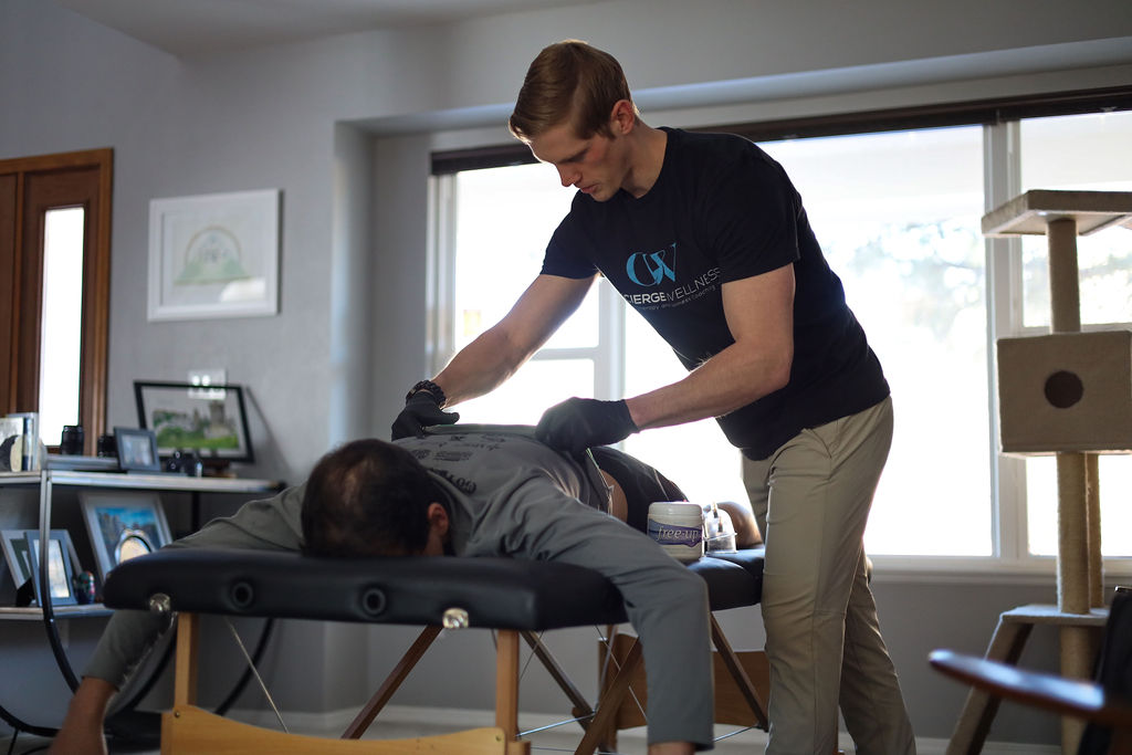 Dr. Wade providing guidance and treatment