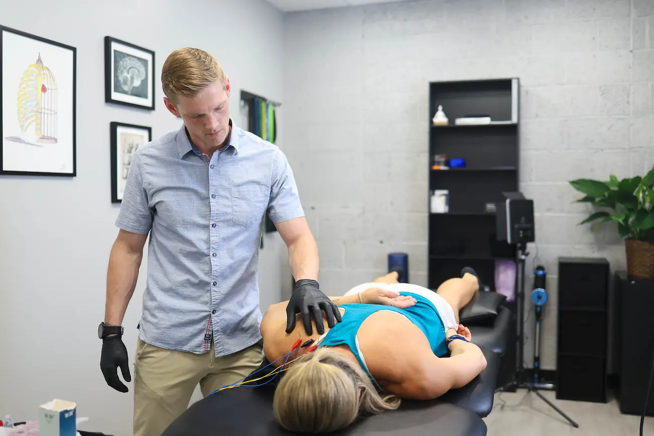 Dr. Wade providing guidance and treatment