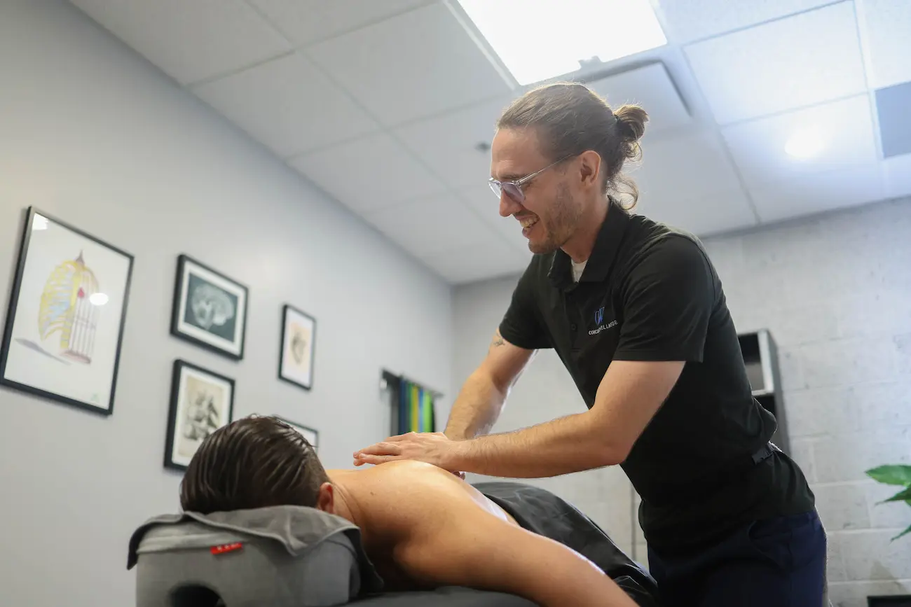 Dr. Wade providing guidance and treatment